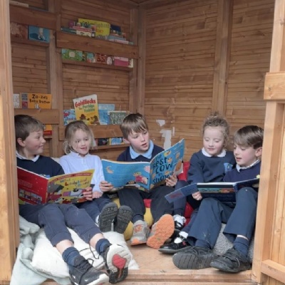 Author Visit - Our New Book Nook